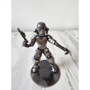 Kalifano paratrooper Star wars soldier metal art recycled figurine statue unique